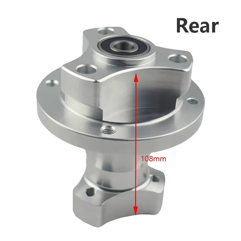 CNC front and rear hubs