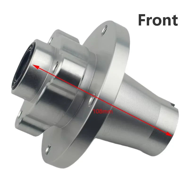 CNC front and rear hubs