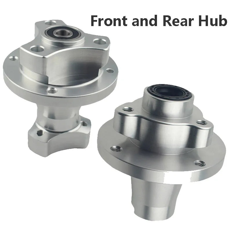 CNC front and rear hubs