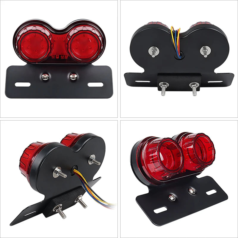 Afterburner style tail light with integrated indicators