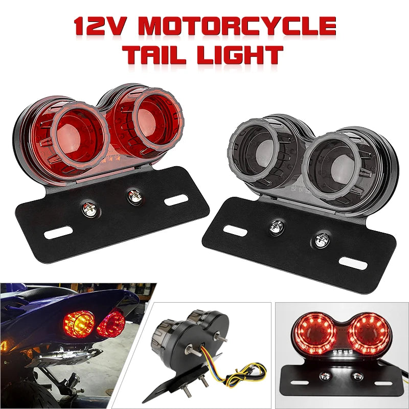 Afterburner style tail light with integrated indicators